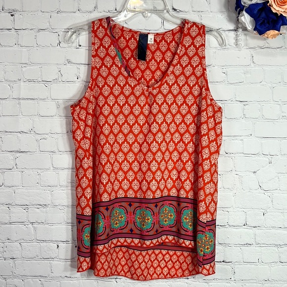Blue Rain boho tank top - Picture 1 of 8